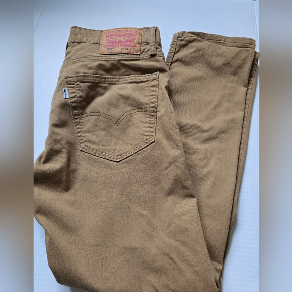 Levi Strauss 502 Mens 31x30 Chinos - Picture 2 of 3